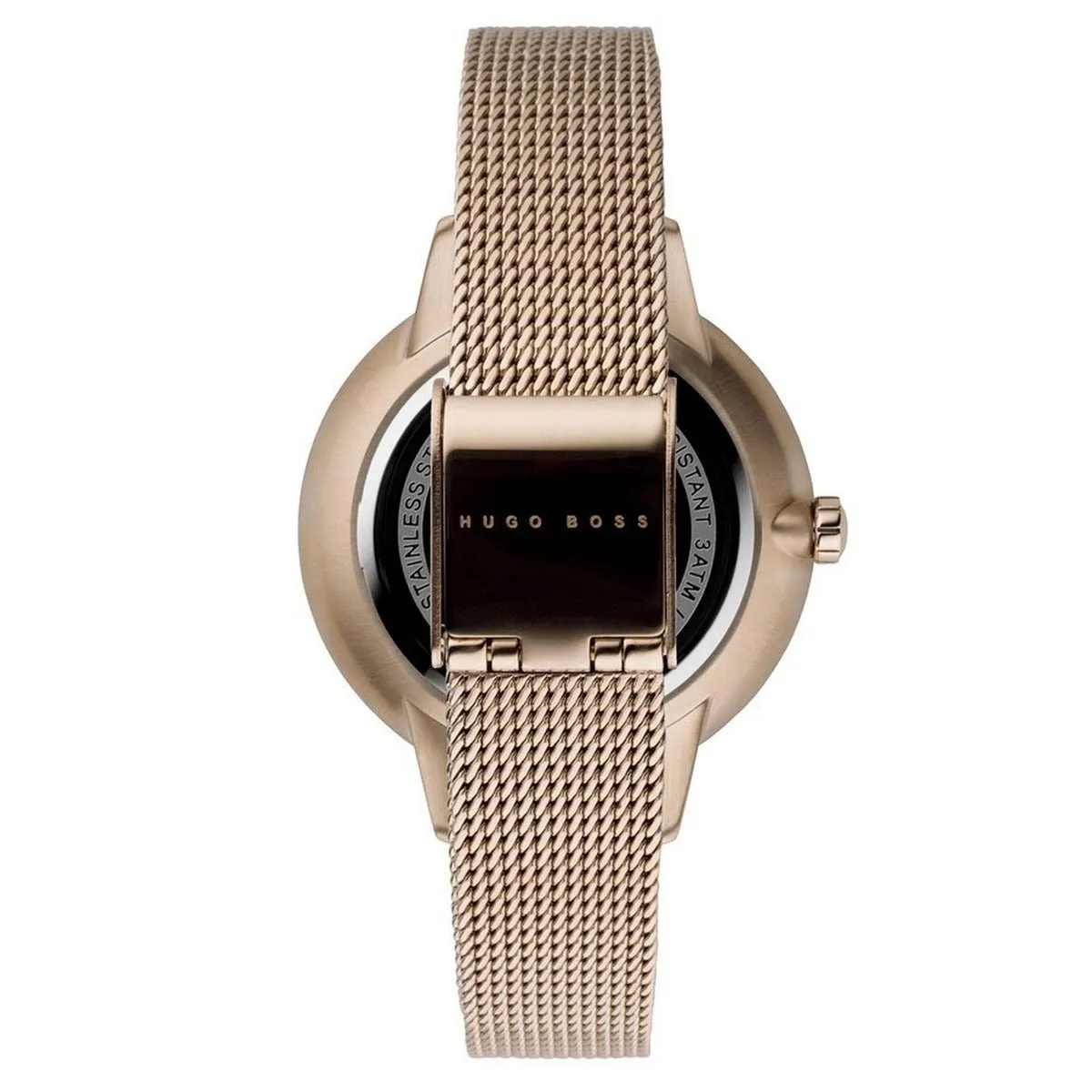 BOSS Symphony 38mm Grey Gold Tone Quartz Ladies Watch